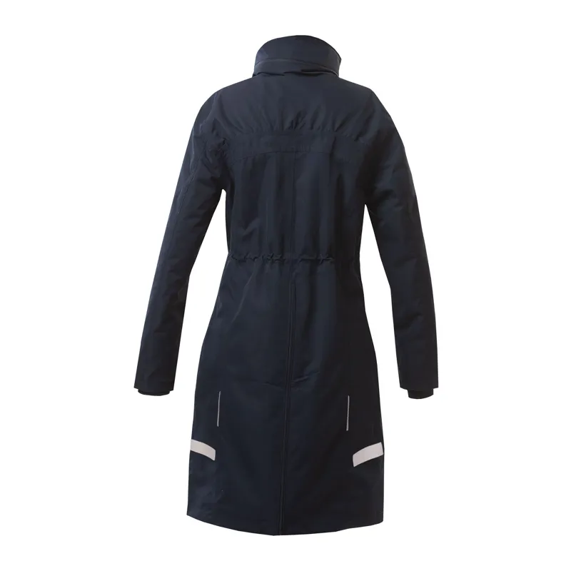 Equetech Ladies Venture Waterproof Trench Coat Navy-9